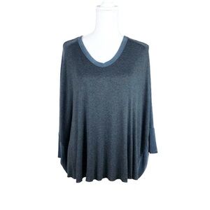 NWT. Zara Gray Cupro Knit Sweater. Size M.